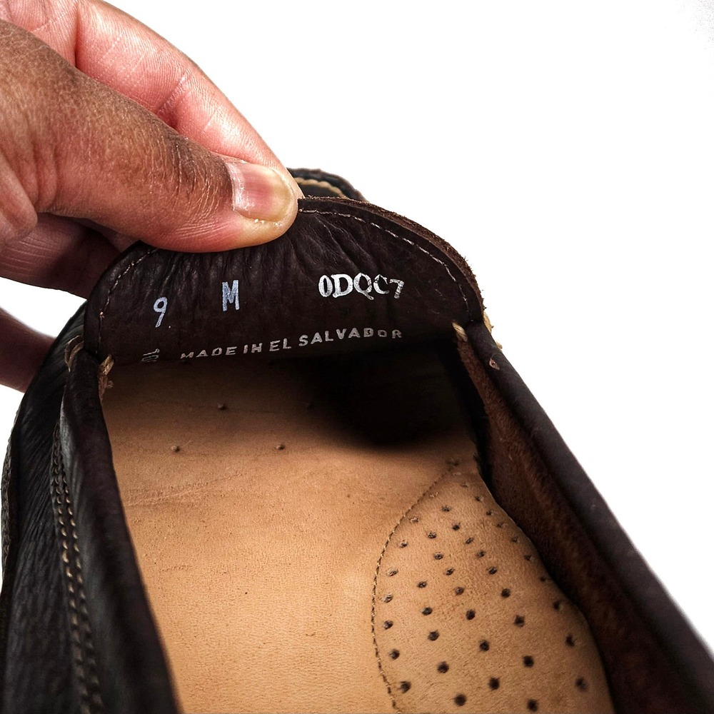 L.L. Bean Slip On Leather Driving Loafers - Picture 5 of 5